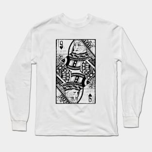 Queen of hearts - double face Long Sleeve T-Shirt